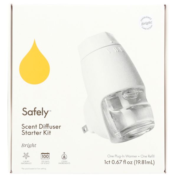 SAFELY: Bright Scent Diffuser Starter Kit, 0.67 fo