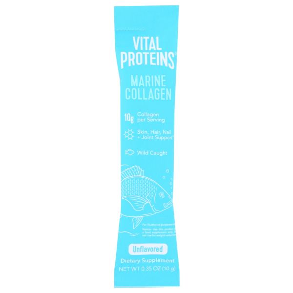 VITAL PROTEINS: Marine Collagen Unflavored Stick Pack, 10 gm