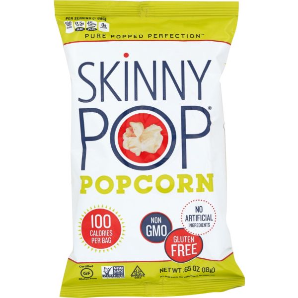 SKINNY POP: Original Popped Popcorn, .65 oz