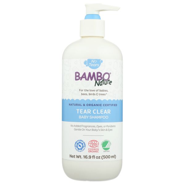 BAMBO NATURE: Shampoo Baby Tear Clr, 16.9 OZ