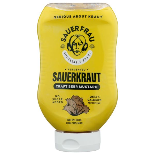 SAUER FRAU: Sauerkraut Crft Br Mstrd, 18 oz