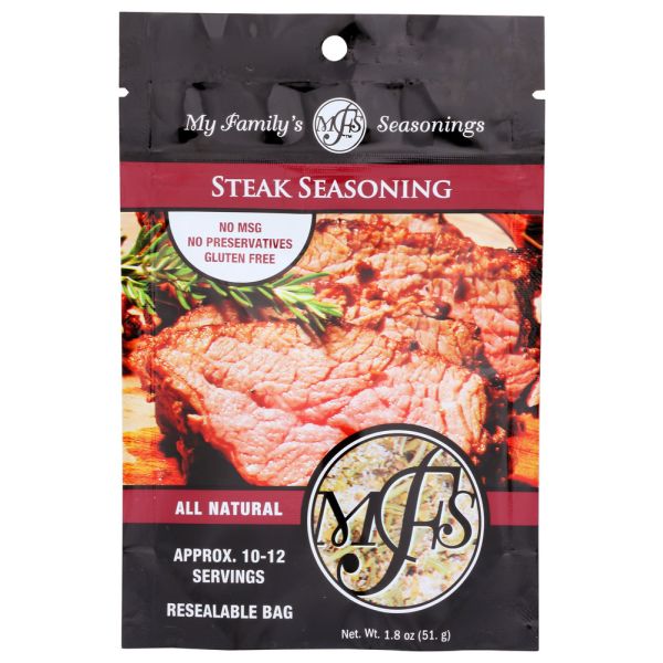 MY FAMILYS SEASONING: Steak Seasoning, 1.8 oz