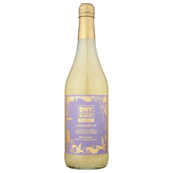 DRY SODA: Soda Botanical Lavender, 25.36 fo