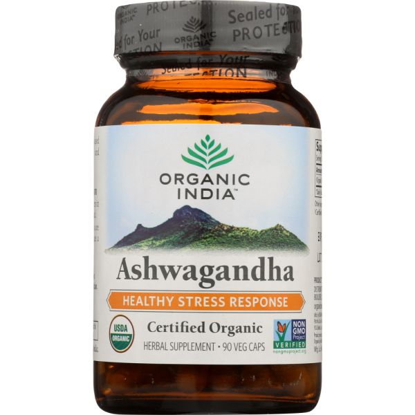 ORGANIC INDIA: Ashwagandha, 90 vc