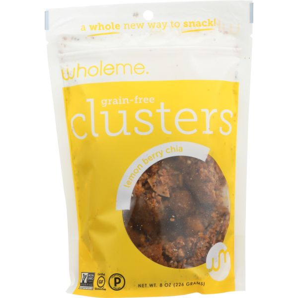 WHOLEME: Lemon Berry Chia Grain Free Clusters, 8 oz