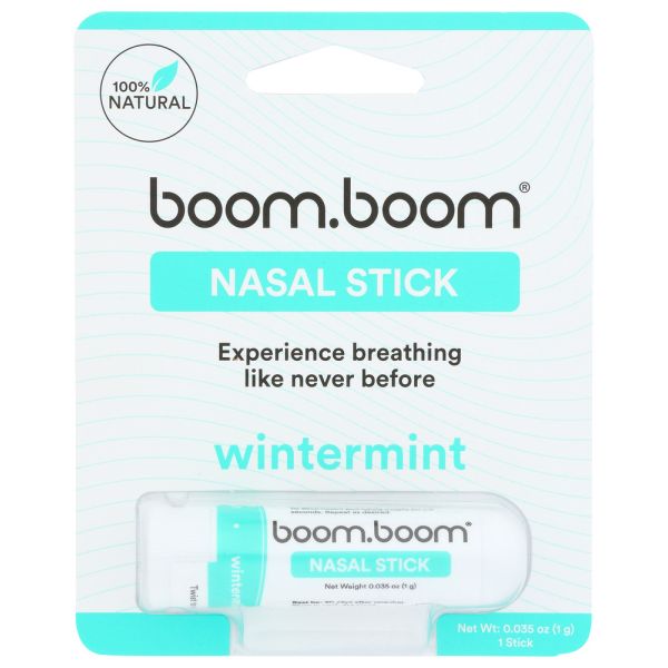 BOOMBOOM NATURALS: Inhaler Nasal Wntrmnt 1Pk, 1 EA