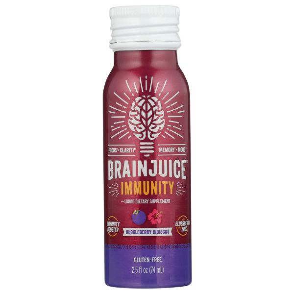 BRAINJUICE: Shot Immune Huckleberry, 2.5 FO