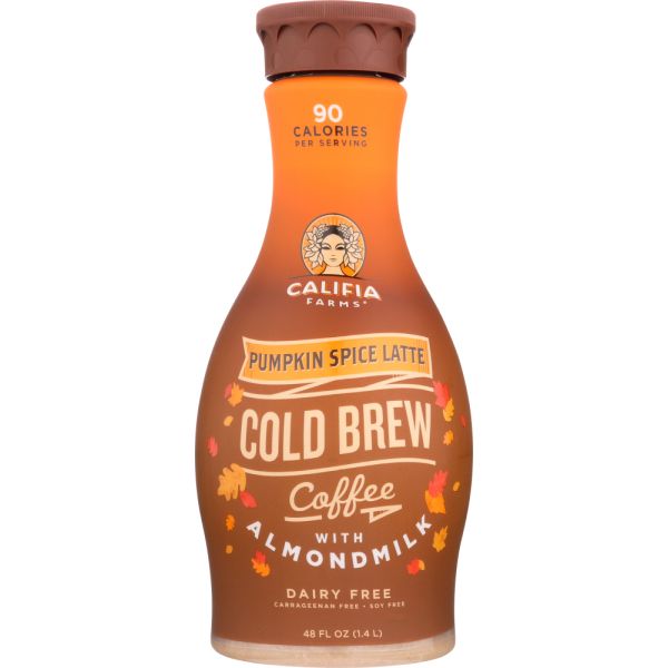 CALIFIA: Pumpkin Spice Latte Cold Brew Coffee, 48 oz