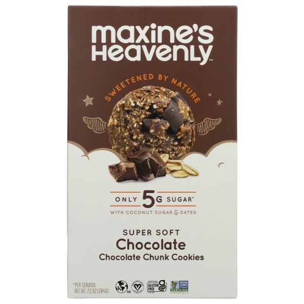 MAXINES HEAVENLY: Cookie Chocolate Chocolate Chunk, 7.2 oz