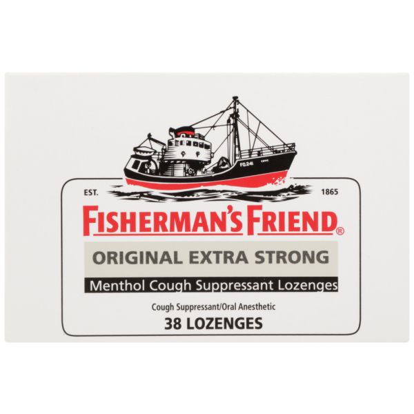 FISHERMANS FRIEND: Original Extra Strong Lozenges Box, 38 ea