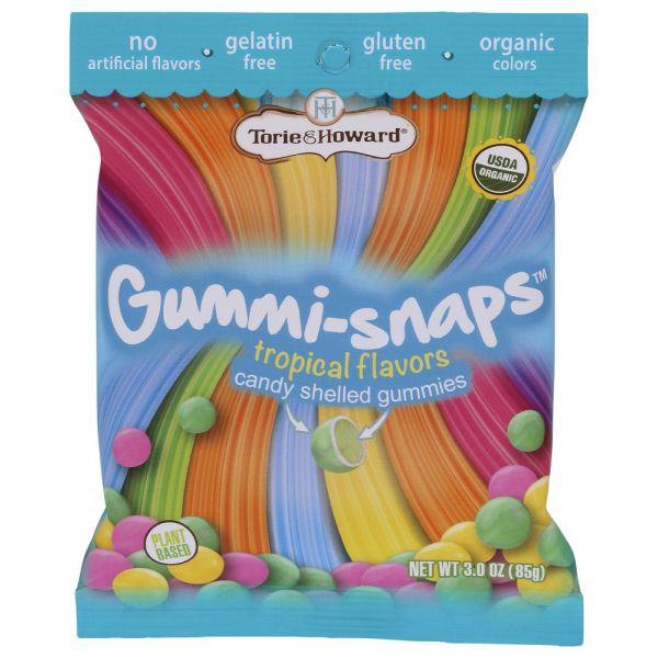 TORIE & HOWARD: Tropical Flavor Gummi-Snaps, 3 oz