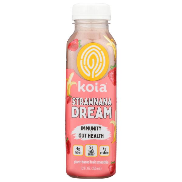 KOIA: Smoothie Strawberry Banan, 12 fo