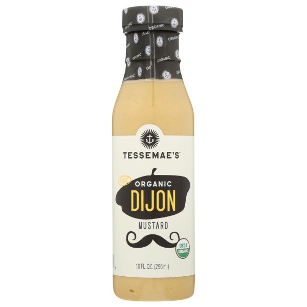 TESSEMAES: Mustard Dijon Org, 10 oz