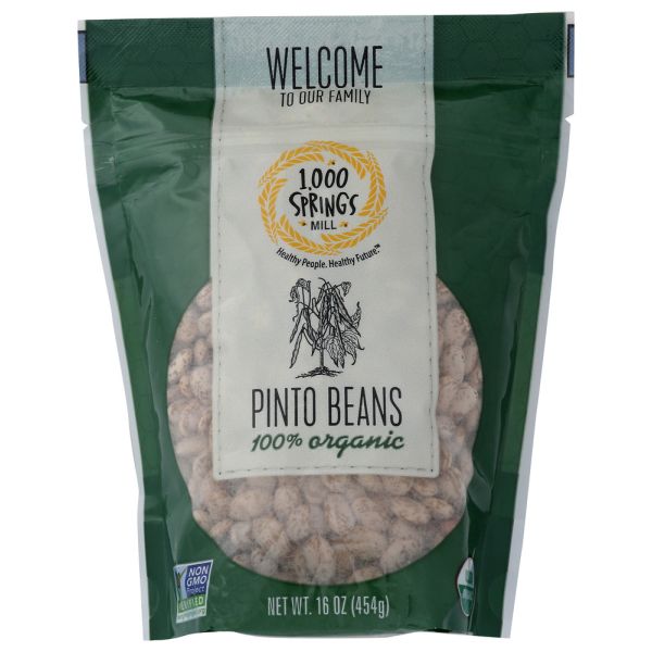 1000 SPRINGS MILL: Beans Pinto, 16 oz