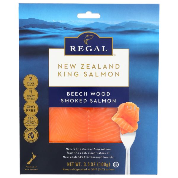 REGAL KING SALMON: Salmon Smk Beech Wood, 3.5 oz