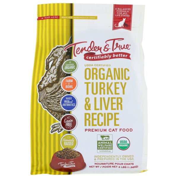 TENDER AND TRUE: Cat Fd Turkey & Liver, 3 lb