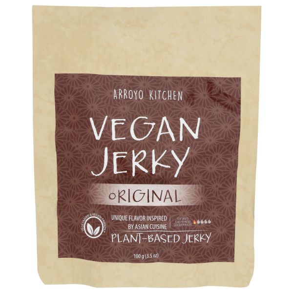 ARROYO KITCHEN: Jerky Plant Based Orig, 3.5 OZ