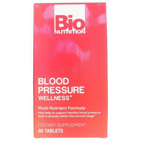 BIO NUTRITION: Blood Pressure Wellness, 60 tablets