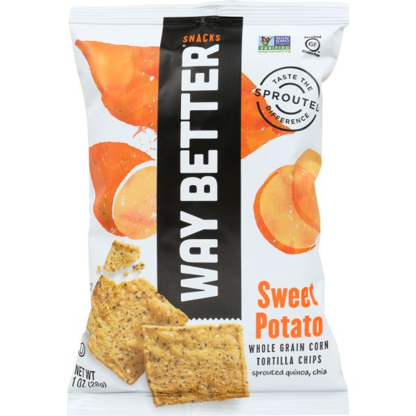 WAY BETTER SNACKS: Chip Swt Pto Simply, 1 oz