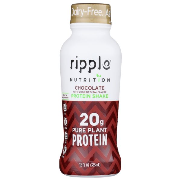 RIPPLE: Chocolate Protein Shake, 12 fo