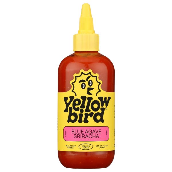 YELLOWBIRD SAUCE: Condiment Agave Blue Sriracha, 9.8 oz