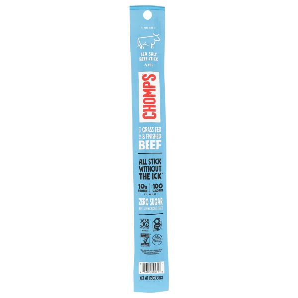 CHOMPS: Sea Salt Beef Stick, 1.15 oz