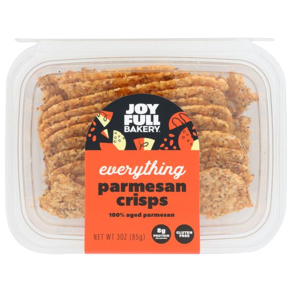 JOYFULL BAKERY: Everything Parmesan Crisp, 3 oz