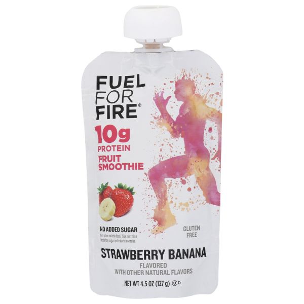 FUEL FOR FIRE: Smoothie Prtn Strwbry Bana, 4.5 oz