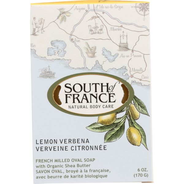 SOUTH OF FRANCE: Lemon Verbena Triple Milled Soap, 6 oz