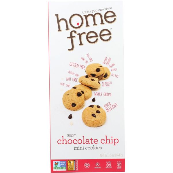 HOME FREE: Gluten Free Mini Chocolate Chip Cookies, 5 oz