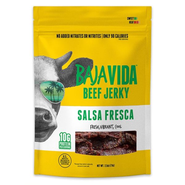 BAJA JERKY: Salsa Fresca Beef Jerky, 2.5 oz