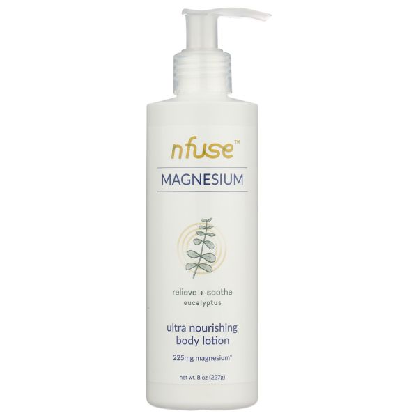 NFUSE: Eucalyptus Magnesium Lotion, 8 oz