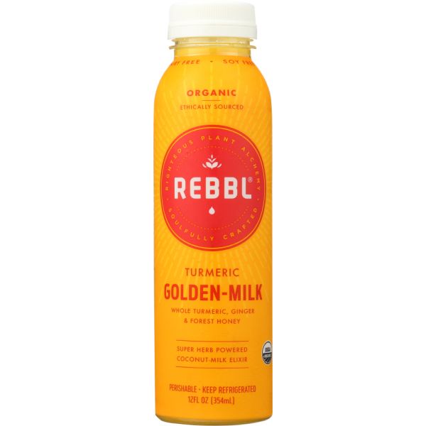 REBBL INC: Elixir Turmeric Golden Milk Organic, 12 fl oz