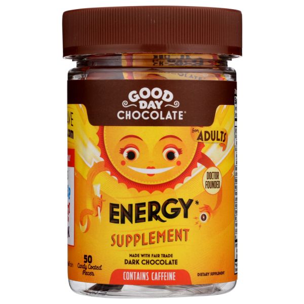 GOOD DAY CHOCOLATE: Energy Supplement, 50 pc