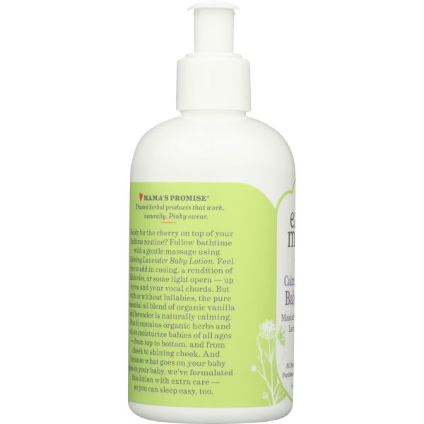 EARTH MAMA ANGEL BABY: Lotion Baby Calmng Lavndr, 8 oz