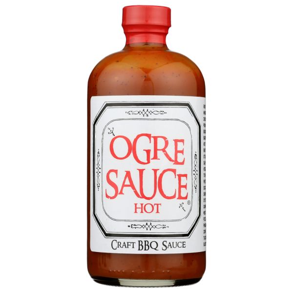 OGRE SAUCE: BBQ Sauce Hot Craft, 16 fo