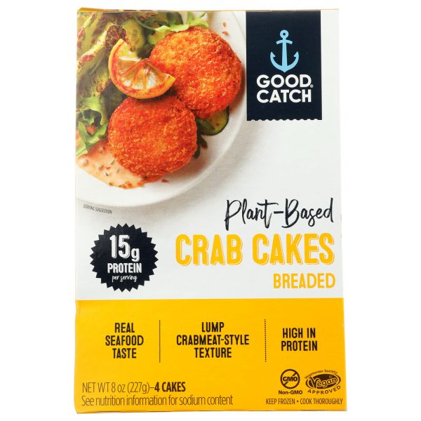 GOOD CATCH: Crab Cakes Breaded Plnt B, 8 oz