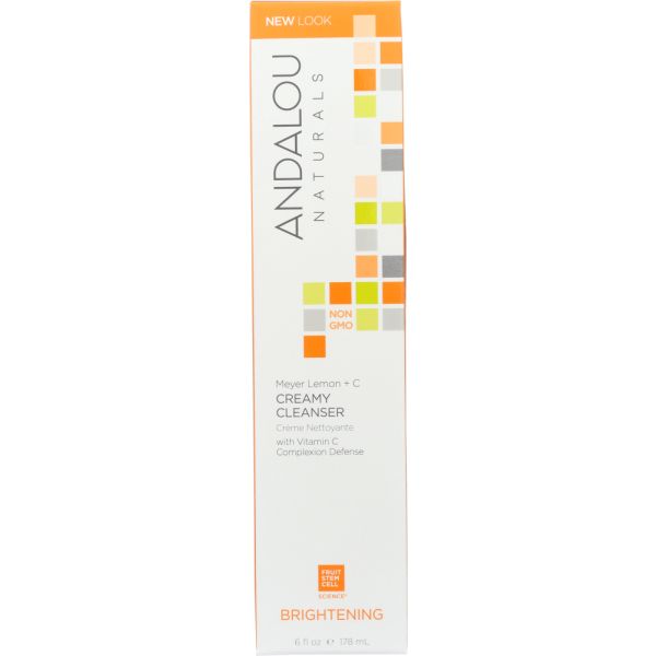 ANDALOU NATURALS: Creamy Cleanser Lemon + C, 6 oz