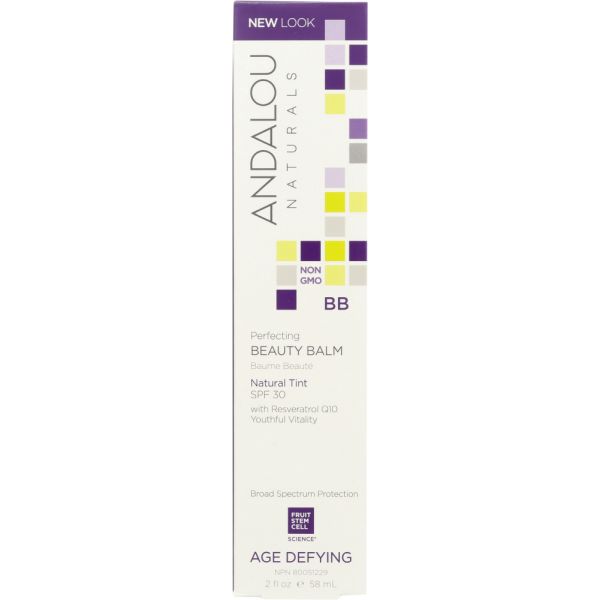 ANDALOU NATURALS: BB Skin Perfecting Beauty Balm SPF 30 Natural, 2 oz