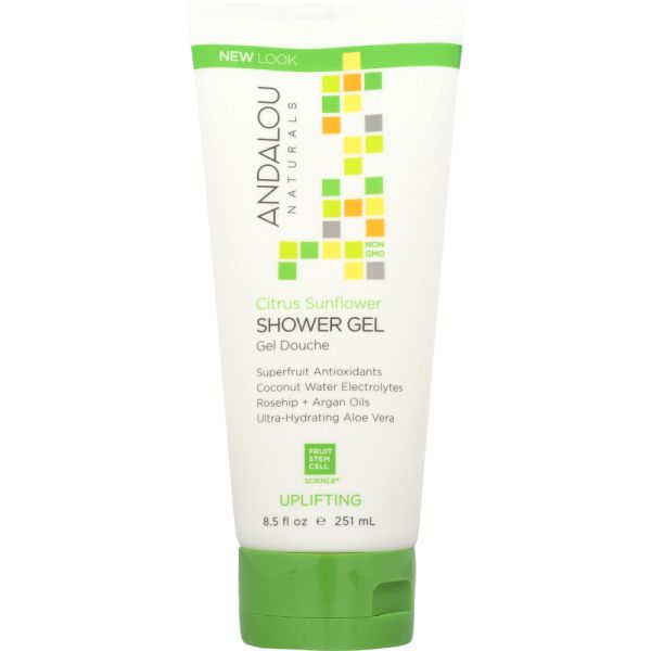 ANDALOU NATURALS: Citrus Sunflower Shower Gel, 8.5 oz