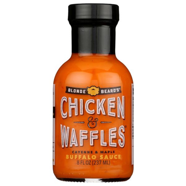 BLONDE BEARDS: Chicken Waffles Buffalo Sauce, 8 fo