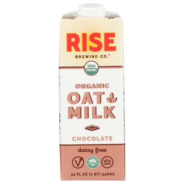 RISE BREWING CO: Organic Chocolate Oat Milk, 32 fo