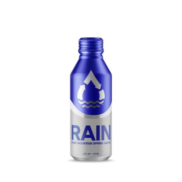 RAIN: Pure Mountain Spring Water, 16 fo