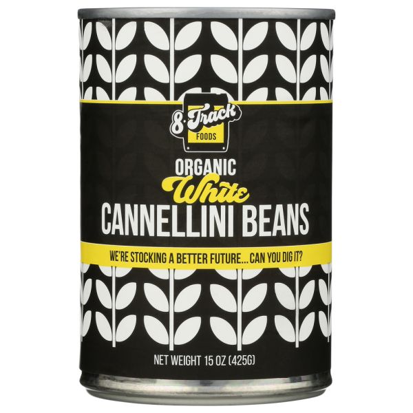 8 TRACK FOODS: Org Cannellini Beans Whte, 15 OZ