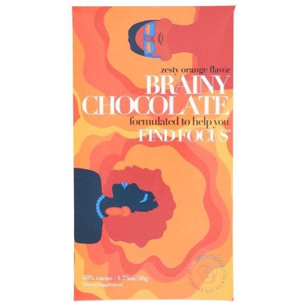 THE FUNCTIONAL CHOCOLATE COMPANY: Brainy Chocolate, 1.75 oz