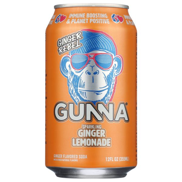 GUNNA: Lemonade Sparklng Ginger, 12 FO