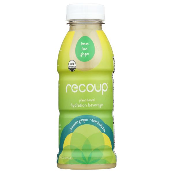 RECOUP: Bev Lemon Lime Gingr Org, 12 fo