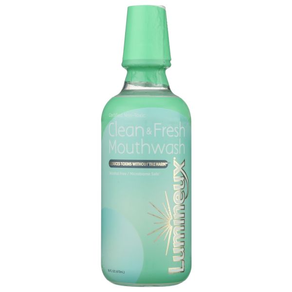 LUMINEUX: Clean Fresh Mouthwash, 16 oz