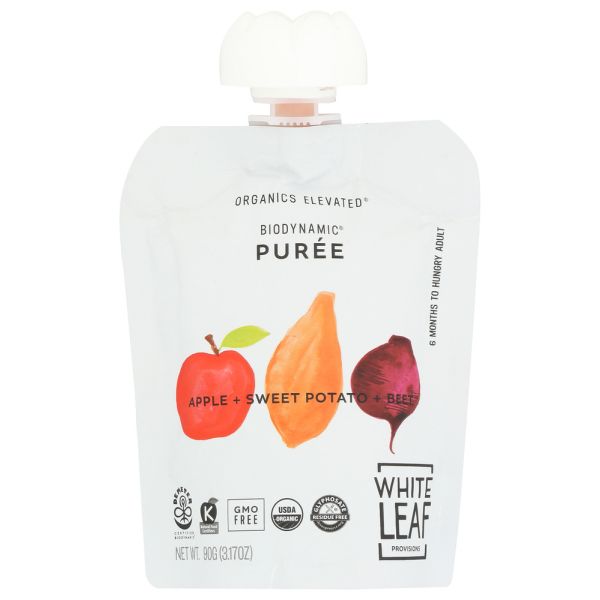 WHITE LEAF PROVISIONS: Baby Food Apple Sweet Potato Beet, 90 gm