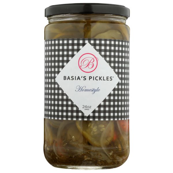 BASIAS PICKLES: Homestyle Pickles, 24 oz